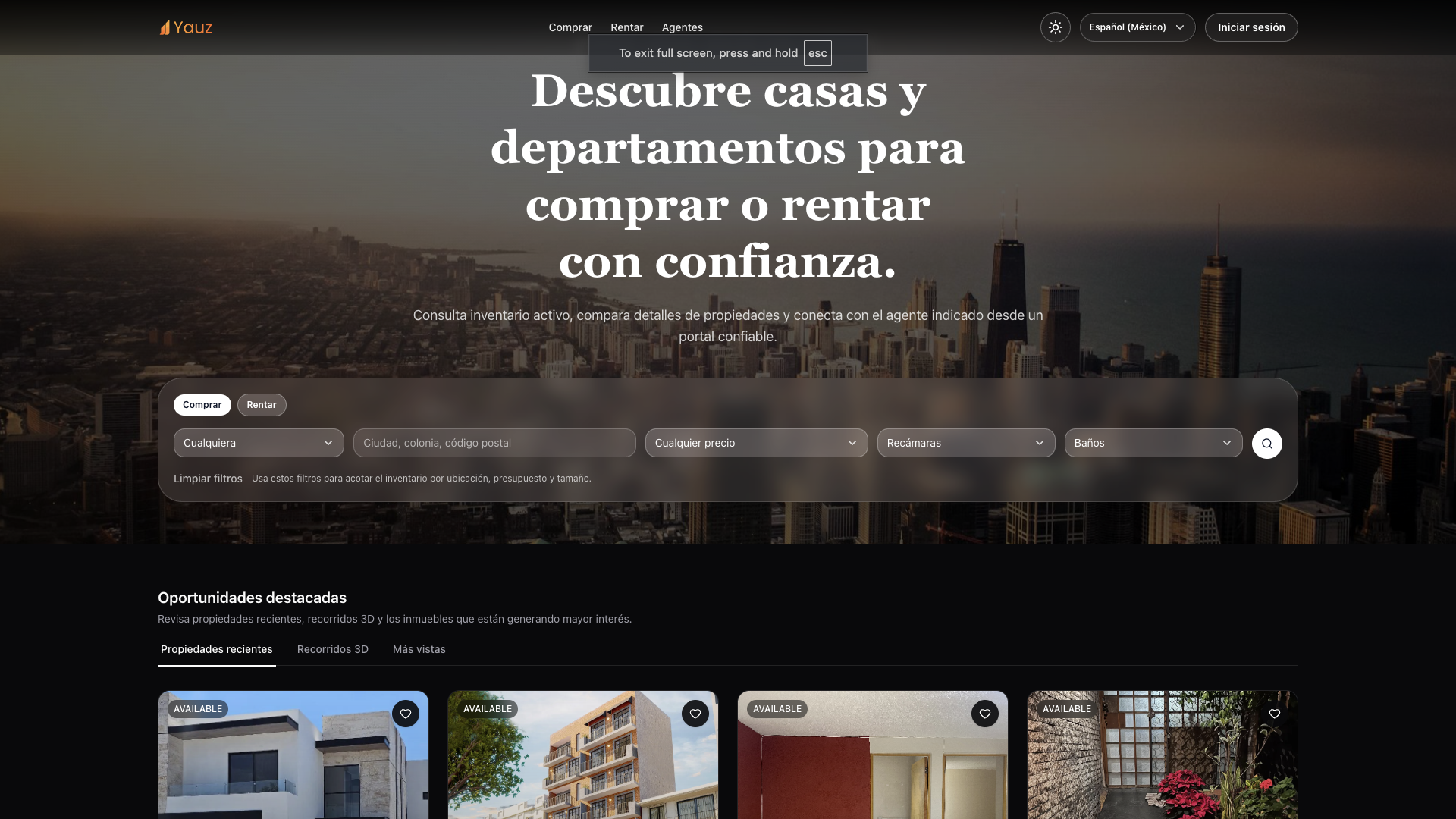 Yauz property portal